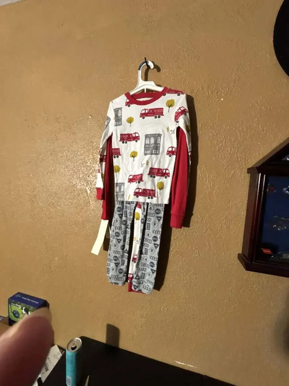 Carter's Just One You Toddler Boy 4-Piece Firetruck Print Pajama Set